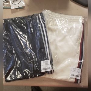 Two pair men's track pants by American Apparel